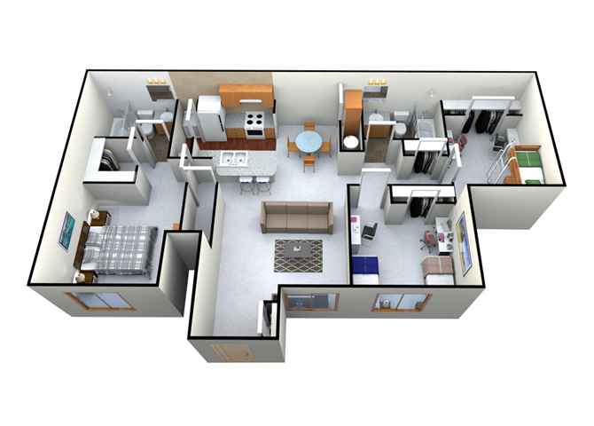 Suite A Floorplan